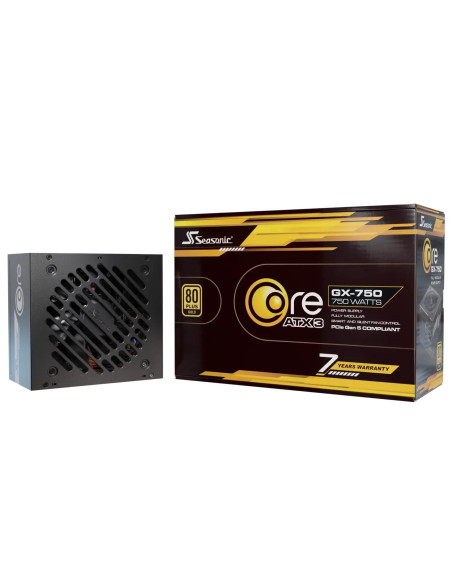 Power Supply, SEASONIC, CORE GX ATX 3.1, 750 Watts, Efficiency 80 PLUS GOLD, MTBF 100000 hours, COREGX-750