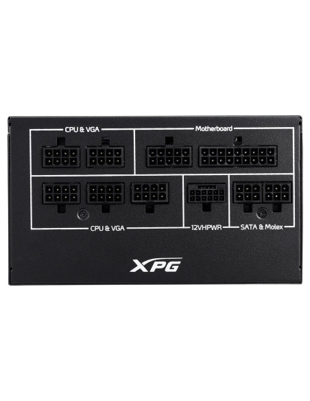 Power Supply, ADATA, XPG CORE REACTOR II, 850 Watts, Efficiency 80 PLUS GOLD, COREREACTORII850G-BKCEU