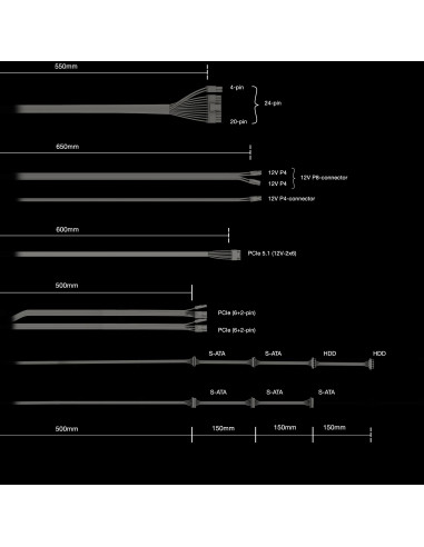 Power Supply, BE QUIET, Pure Power 13m, 650 Watts, Efficiency 80 PLUS GOLD, PFC Active, MTBF 100000 hours, BP025EU