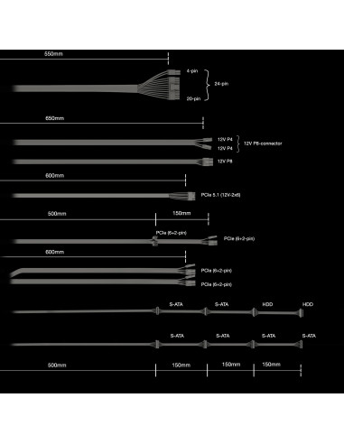Power Supply, BE QUIET, Pure Power 12, 750 Watts, Peak Power 820 Watts, Efficiency 80 PLUS GOLD, PFC Active, MTBF 100000 hours,