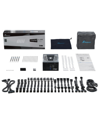 Power Supply, SEASONIC, PRIME TX ATX 3.0, 1600 Watts, Efficiency 80 PLUS TITANIUM, MTBF 100000 hours, PRIME-TX-1600-ATX30