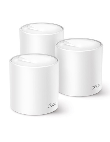Wireless Router, TP-LINK, Wireless Router, 3-pack, 2900 Mbps, Mesh, Wi-Fi 6, 3x10/100/1000M, Number of antennas 2, DECOX50(3-PA