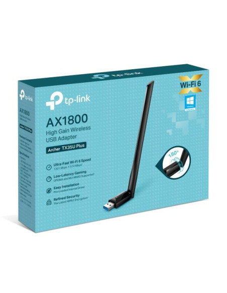 WRL ADAPTER 1800MBPS USB/ARCHER TX35U PLUS TP-LINK