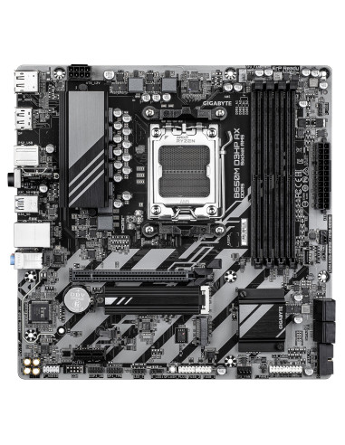 Mainboard, GIGABYTE, AMD B650, SAM5, Micro-ATX, Memory DDR5, Memory slots 4, B650MD3HPAX1.3
