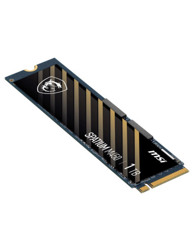 SSD, MSI, SPATIUM M450, 1TB, M.2, PCIe Gen4, NVMe, 3D NAND, Write speed 3000 MBytes/sec, Read speed 3600 MBytes/sec, 2.15mm, TB