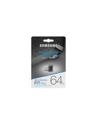 MEMORY DRIVE FLASH USB3.1 64GB/FIT PLUS MUF-64AB/APC SAMSUNG