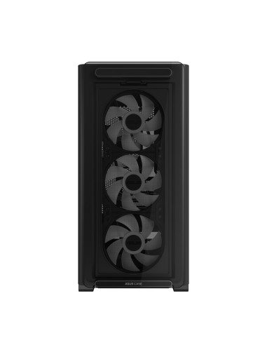Case, ASUS, A23 PLUS, MidiTower, Case product features Transparent panel, MicroATX, MiniITX, Colour Black, A23PLUSTG/ARGBBLACK