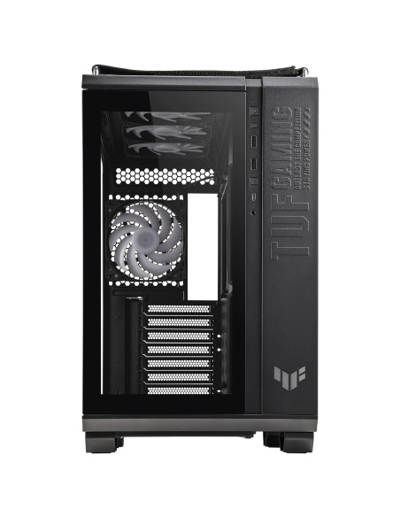 Case, ASUS, GT502 PLUS, MidiTower, Not included, ATX, MicroATX, MiniITX, Colour Black, GT502PLUS/BLK/TG/TUFGAM