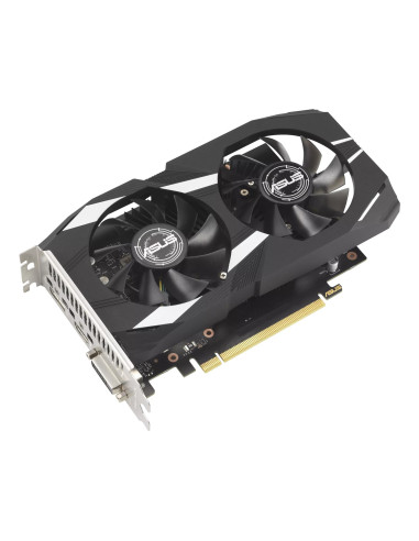 Graphics Card, ASUS, NVIDIA GeForce RTX 3050, 6 GB, GDDR6, 96 bit, PCIE 4.0 16x, Dual Slot Fansink, 1xDVI-D, 1xHDMI, 1xDisplayP