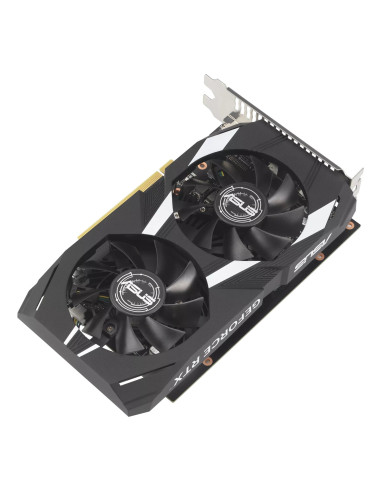 Graphics Card, ASUS, NVIDIA GeForce RTX 3050, 6 GB, GDDR6, 96 bit, PCIE 4.0 16x, Dual Slot Fansink, 1xDVI-D, 1xHDMI, 1xDisplayP