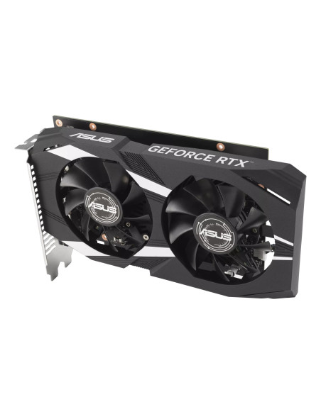 Graphics Card, ASUS, NVIDIA GeForce RTX 3050, 6 GB, GDDR6, 96 bit, PCIE 4.0 16x, Dual Slot Fansink, 1xDVI-D, 1xHDMI, 1xDisplayP