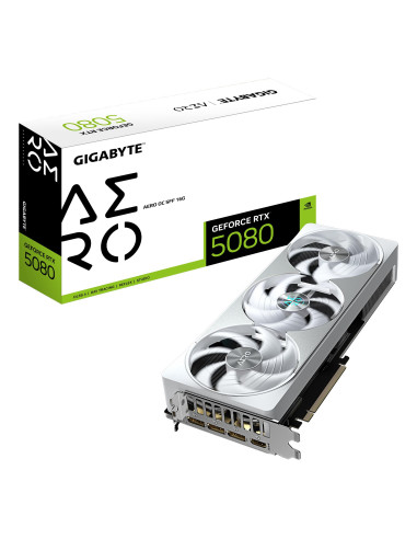 Graphics Card, GIGABYTE, NVIDIA GeForce RTX 5080, 16 GB, GDDR7, 256 bit, PCIE 5.0 16x, GPU 2617 MHz, Dual Slot Fansink, GV-N508