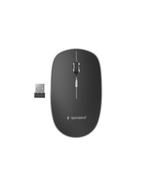 MOUSE USB OPTICAL WRL BLACK/SILENT MUSW-4BS-01 GEMBIRD
