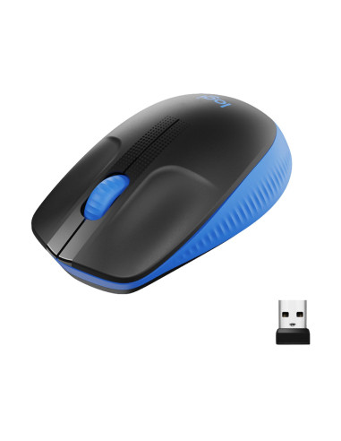 MOUSE USB OPTICAL WRL M190/BLUE 910-005907 LOGITECH