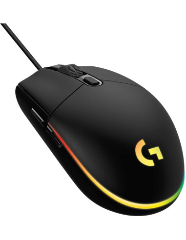 MOUSE USB OPTICAL G203/BLACK 910-005796 LOGITECH