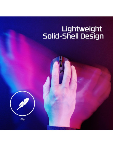 MOUSE USB OPTICAL WRL/PULSEFIRE HASTE 2 BLACK HYPERX