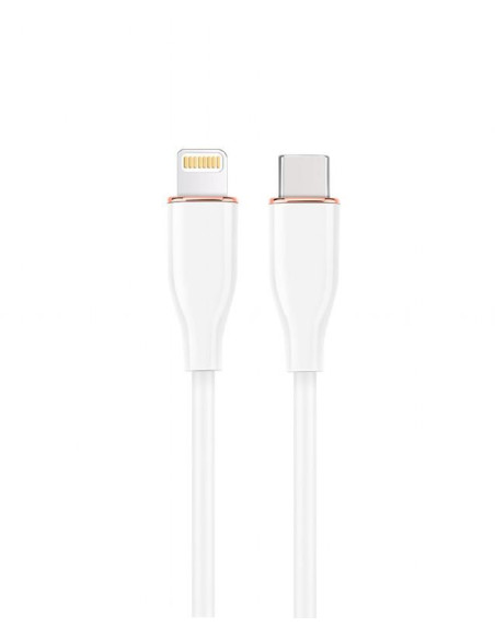 CABLE LIGHTNING TO USB-C 1.5M/CC-USB2S-CM8PM-1.5M-W GEMBIRD