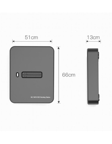 SSD ACC DOCK STATION USB-C M.2/DD-U3M2 GEMBIRD