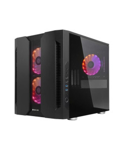 Case, CHIEFTEC, micro ATX/Mini-ITX, Black, Cube, PC, GM-02B-OP