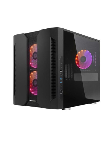 Case, CHIEFTEC, micro ATX/Mini-ITX, Black, Cube, PC, GM-02B-OP
