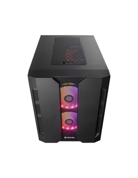 Case, CHIEFTEC, micro ATX/Mini-ITX, Black, Cube, PC, GM-02B-OP