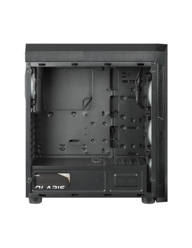 Case, CHIEFTEC, Scorpion 3 GL-03B-OP, MidiTower, Not included, ATX, MicroATX, MiniITX, Colour Black, GL-03B-OP