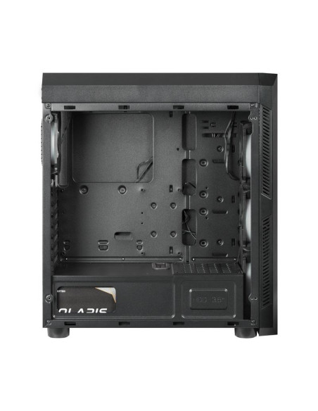 Case, CHIEFTEC, Scorpion 3 GL-03B-OP, MidiTower, Not included, ATX, MicroATX, MiniITX, Colour Black, GL-03B-OP