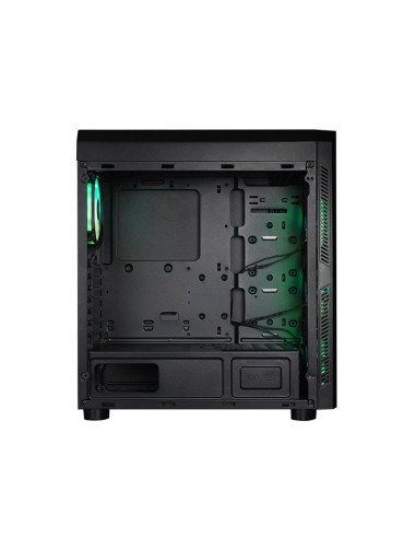 Case, CHIEFTEC, SCORPION 4, MiniTower, Case product features Transparent panel, Not included, ATX, MicroATX, MiniITX, Colour Bl