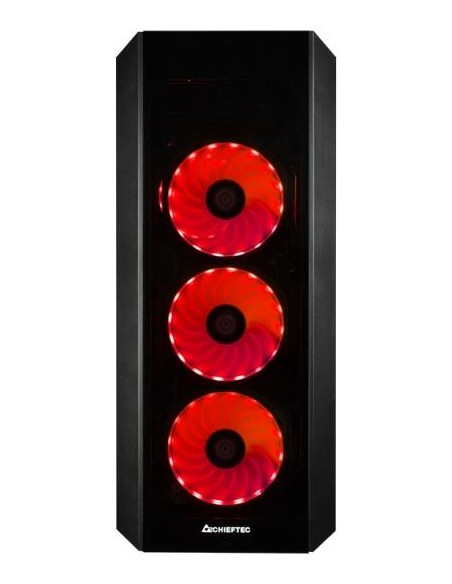 Case, CHIEFTEC, ATX/micro ATX/Mini-ATX, Black, Midi Tower, PC, GL-03B-UC-OP