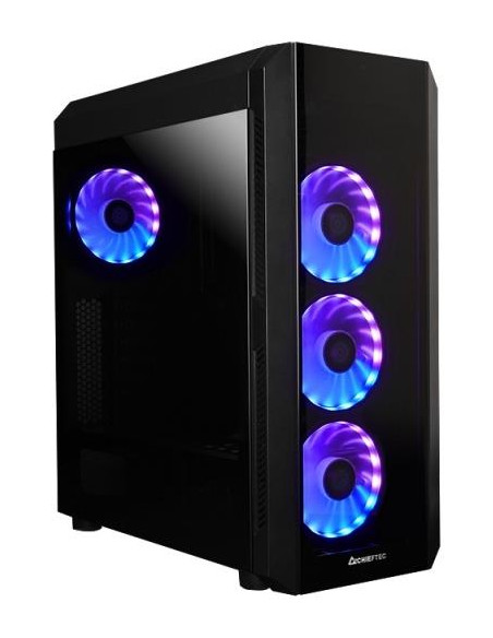 Case, CHIEFTEC, ATX/micro ATX/Mini-ATX, Black, Midi Tower, PC, GL-03B-UC-OP