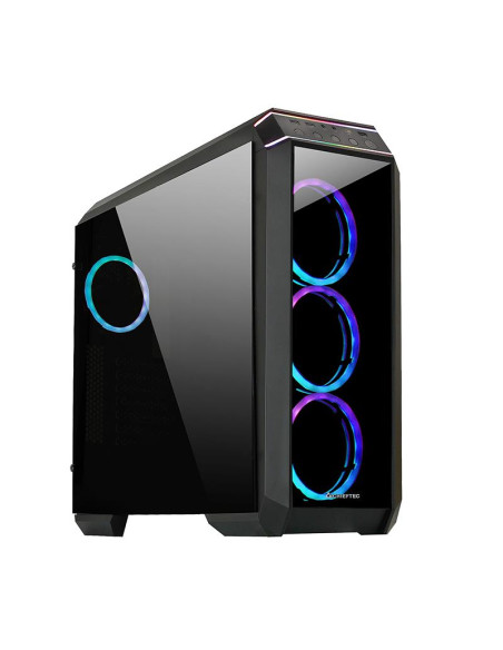 Case, CHIEFTEC, ATX/micro ATX/Mini-ITX, Black, Midi Tower, PC, GP-02B-UC-OP