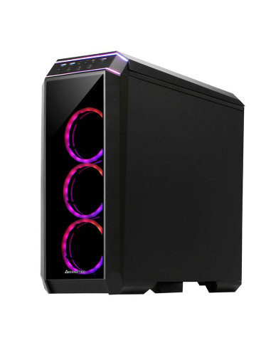 Case, CHIEFTEC, ATX/micro ATX/Mini-ITX, Black, Midi Tower, PC, GP-02B-UC-OP