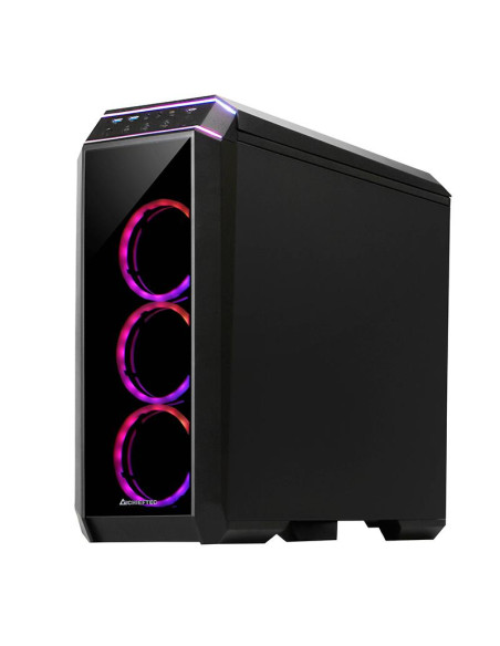 Case, CHIEFTEC, ATX/micro ATX/Mini-ITX, Black, Midi Tower, PC, GP-02B-UC-OP