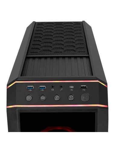 Case, CHIEFTEC, ATX/micro ATX/Mini-ITX, Black, Midi Tower, PC, GP-02B-UC-OP