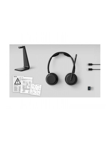 LENOVO EPOS IMPACT 1061T BLUETOOTH WIREDWIRELESS ACTIVE NOISE CANCELLING HEADSET - BLACK