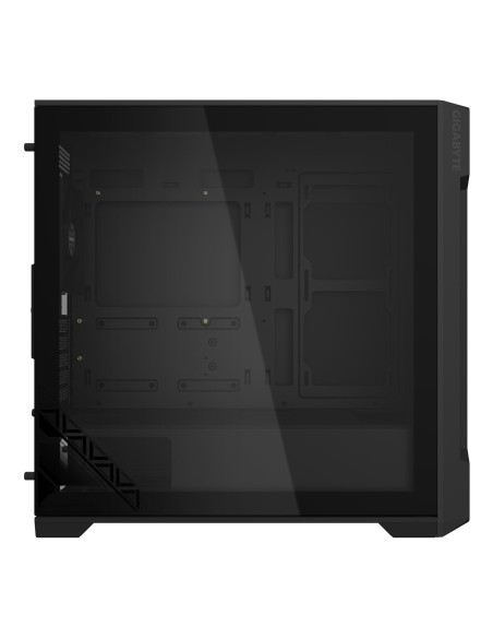 Case, GIGABYTE, GB-C102G, MidiTower, Case product features Transparent panel, Not included, MicroATX, MiniITX, Colour Black, GB