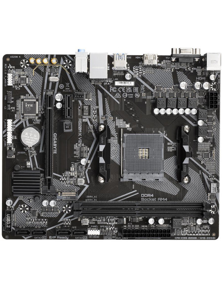 Mainboard, GIGABYTE, AMD A520, SAM4, Micro-ATX, Memory DDR4, Memory slots 2, 1xPCI-Express 3.0 1x, 1xPCI-Express 3.0 16x, 1xM.2