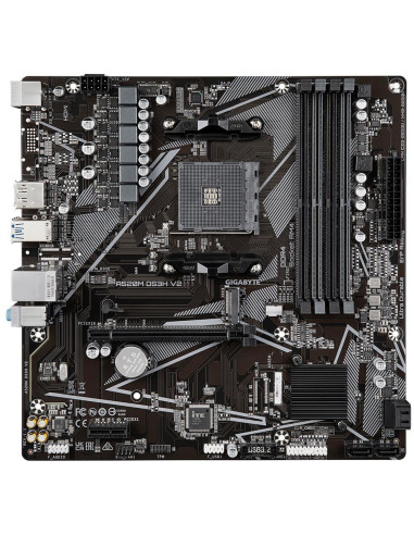 Mainboard, GIGABYTE, AMD A520, SAM4, Micro-ATX, Memory DDR4, Memory slots 4, A520MDS3HV2