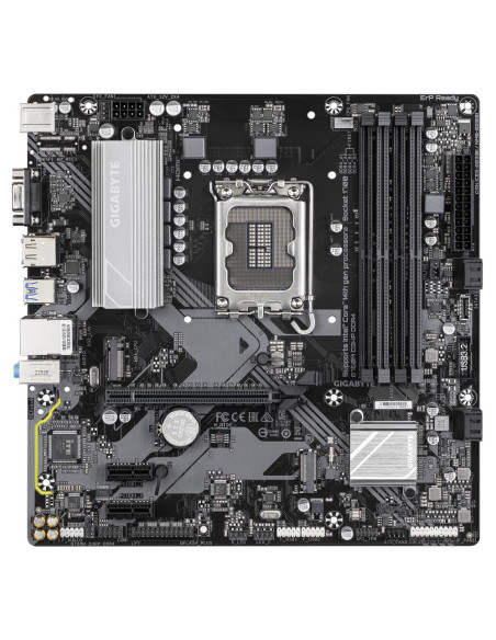 Mainboard, GIGABYTE, Intel B760 Express, LGA1700, Micro-ATX, Memory DDR4, Memory slots 4, 2xPCI-Express 3.0 1x, 1xPCI-Express 4