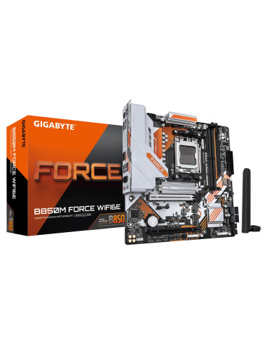 Mainboard, GIGABYTE, AMD B850, SAM5, Micro-ATX, Memory DDR5, Memory slots 2, B850MFORCEWF6E