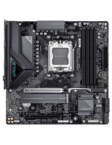 Mainboard, GIGABYTE, AMD B850, SAM5, Micro-ATX, Memory DDR5, Memory slots 4, B850MEAGLEWF6E