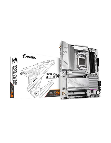 Mainboard, GIGABYTE, AMD B650, SAM5, ATX, Memory DDR5, Memory slots 4, B650AELITEAXICE1.1