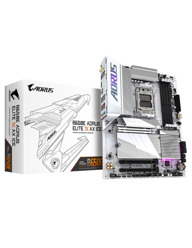 Mainboard, GIGABYTE, AMD B650, SAM5, ATX, Memory DDR5, Memory slots 4, B650EAELITEXICE1.2