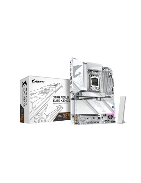 Mainboard, GIGABYTE, AMD X870, SAM5, ATX, Memory DDR5, Memory slots 4, X870AELITEXICE