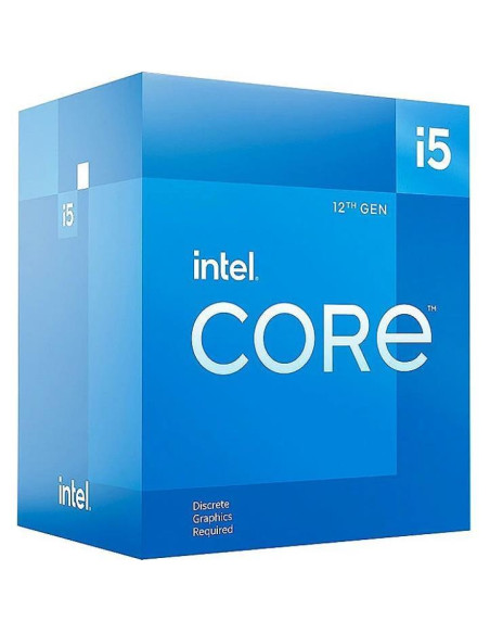CPU, INTEL, Desktop, Core i5, i5-12400F, Alder Lake, 2500 MHz, Cores 6, 18MB, Socket LGA1700, 65 Watts, BOX, BX8071512400FSRL4W
