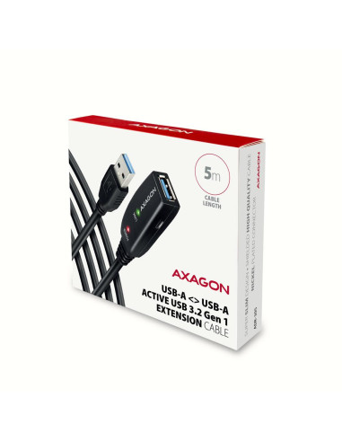 CABLE USB3.2 A-M/A-F ACTIVE/5M ADR-305 AXAGON