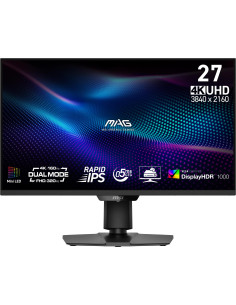 LCD Monitor, MSI, MAG 274UPDF E16M, 27", Gaming/Frameless/4K, Matte, Panel IPS, 3840x2160, 16:9, 160Hz, 0.5 ms, Colour Black, M