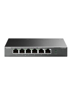 Switch, TP-LINK, TL-SF1006P, Desktop/pedestal, 6x10Base-T / 100Base-TX, PoE+ ports 4, TL-SF1006P