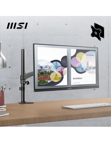 LCD Monitor, MSI, PRO MP251, 24.5", Business, Panel IPS, 1920x1080, 16:9, 100 Hz, 1 ms, Speakers, Colour Black, PROMP251