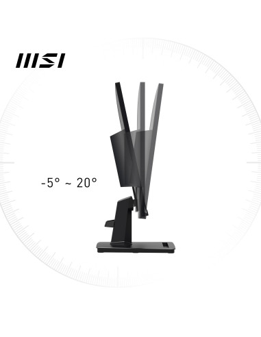 LCD Monitor, MSI, PRO MP251, 24.5", Business, Panel IPS, 1920x1080, 16:9, 100 Hz, 1 ms, Speakers, Colour Black, PROMP251